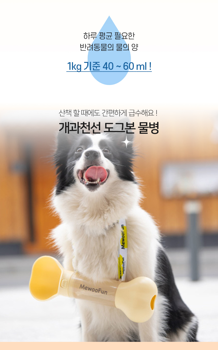 [NEW신상][무료배송] 개과천선 도그츄 멀티 물병 (스위트 레몬/스위트 메론) 3번째
