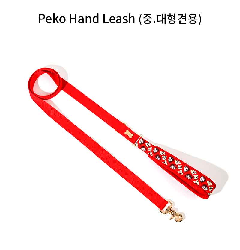 [무료배송] 노라독 페코 콜라보 핸드리드줄 레드 2번째