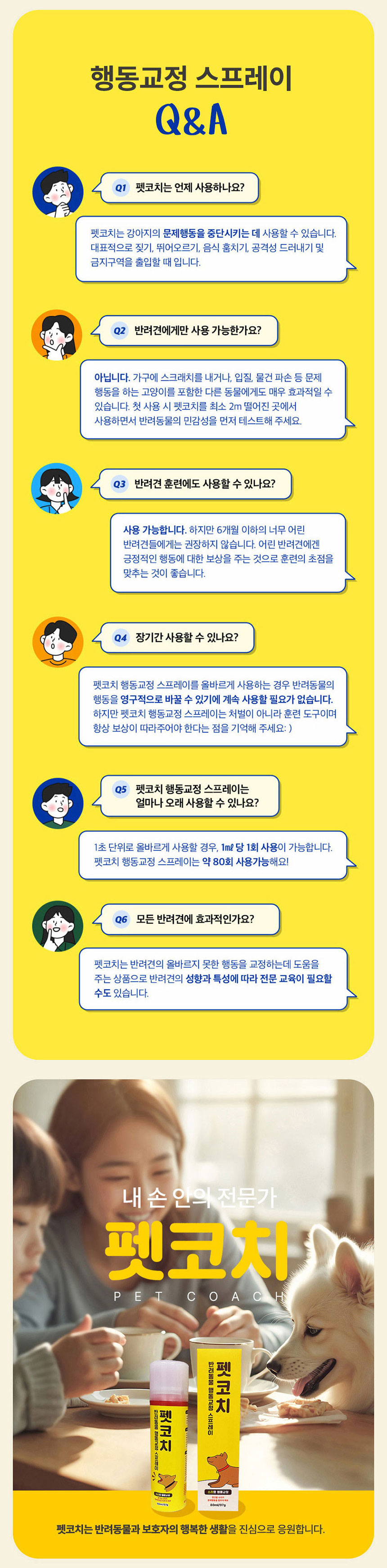 [NEW신상][무료배송] 펫코치 반려견 행동교정 스프레이 80ml 10번째