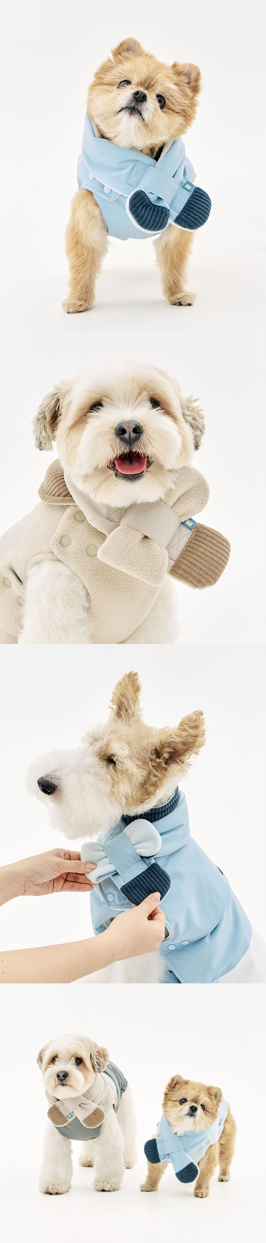 [NEW신상][무료배송] 멀리 리버서블 패딩 2종 (아이보리/스카이) 18번째