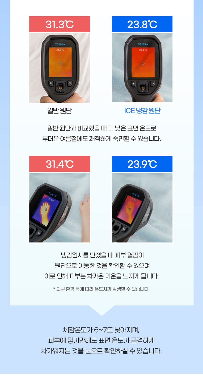 [무료배송] 체고케어 냉감 이불 털안붙는 여름 얇은 이불 7번째