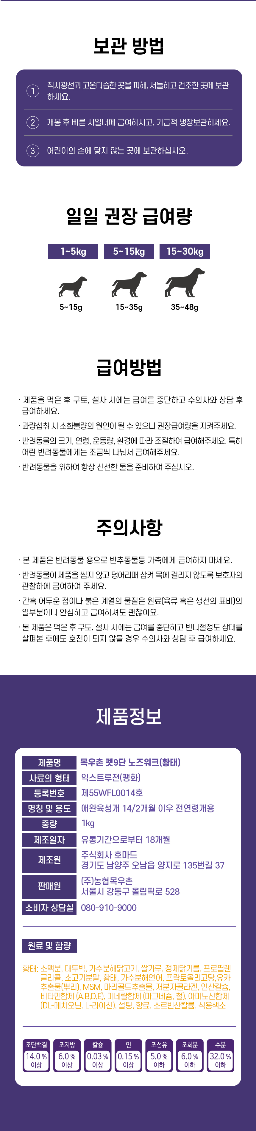 [NEW신상] [무료배송] 목우촌 펫9단 멍수무강 황태 노즈워크 져키 1kg 7번째