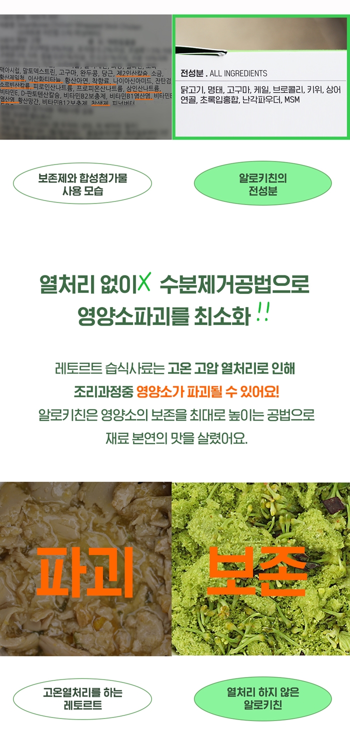 [무료배송] 알로키친 후코그린(연어&후코이단) 4g*16p 22번째