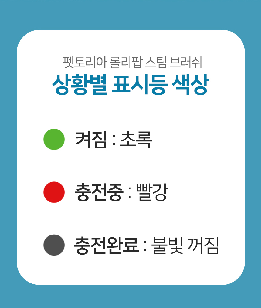 [무료배송] 펫토리아 롤리팝 원터치 고양이 강아지 스팀 브러쉬 32번째