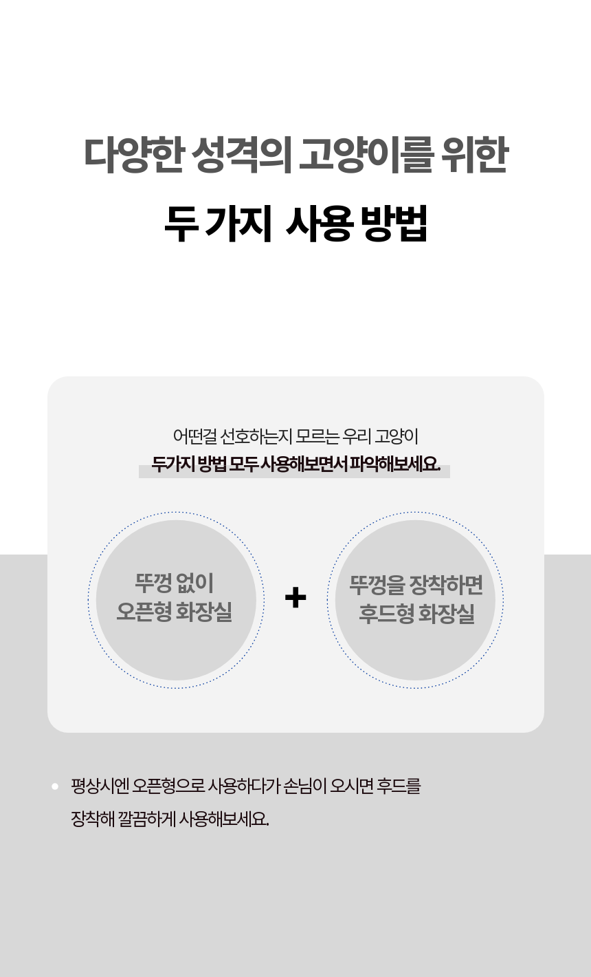 [무료배송] kmmmm 고양이 반자동 화장실 5번째