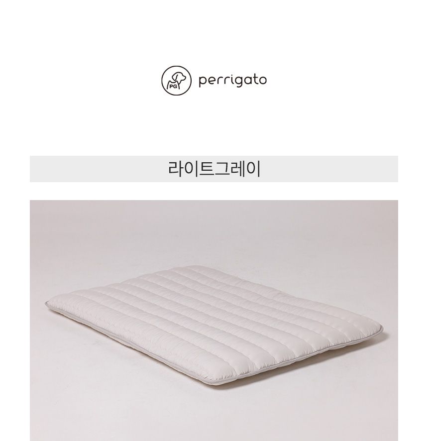 [무료배송] 페리가토 반려동물 구르미 솜매트 화이트/라이트그레이/아이보리 14번째