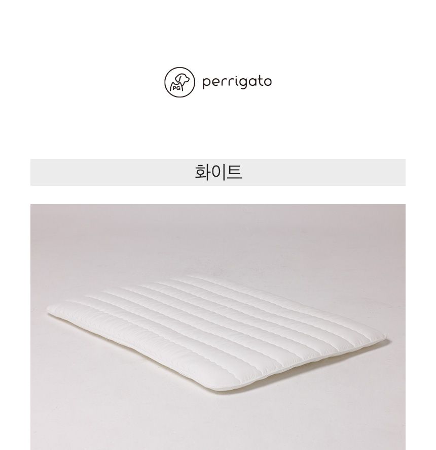 [무료배송] 페리가토 반려동물 구르미 솜매트 화이트/라이트그레이/아이보리 13번째