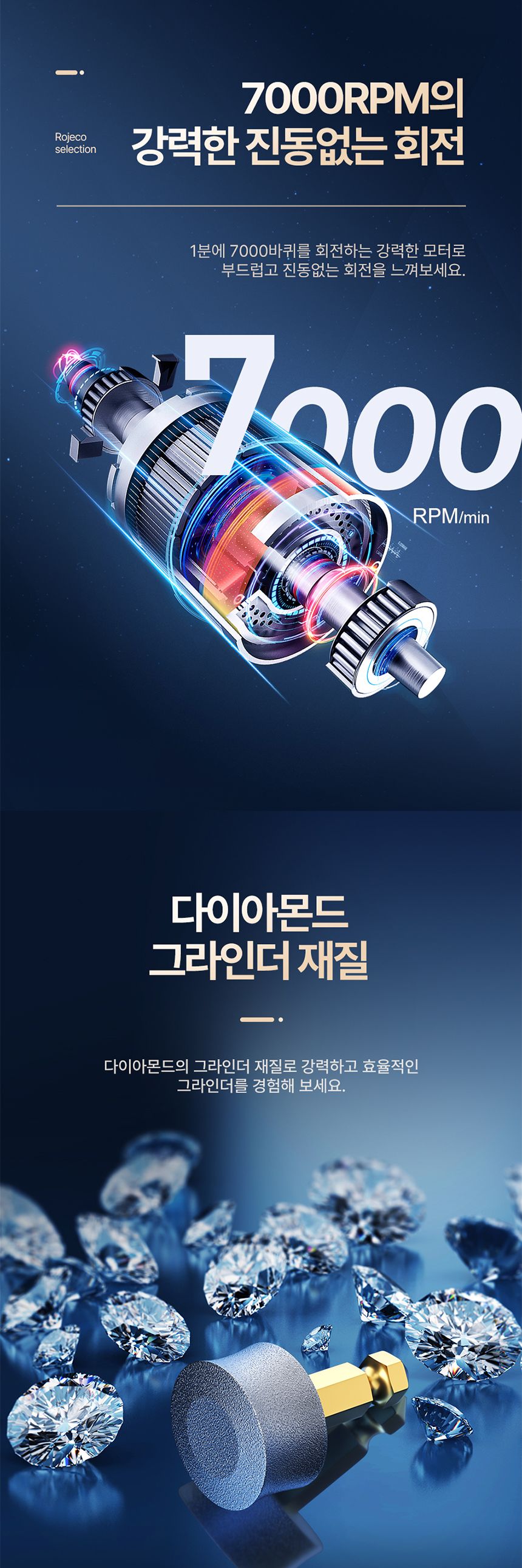 [무료배송] 로제코 LED 그라인더 발톱깎이 11번째