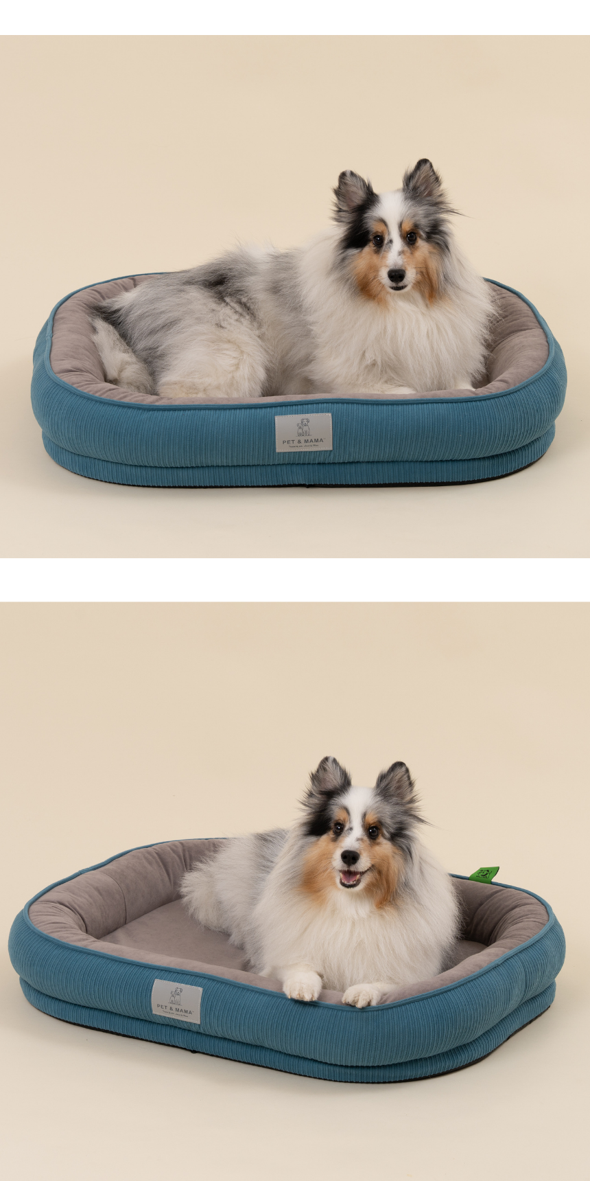 [NEW신상][무료배송] 펫앤마마 마약방석 3종 (화이트/오렌지/블루) M~2XL 18번째