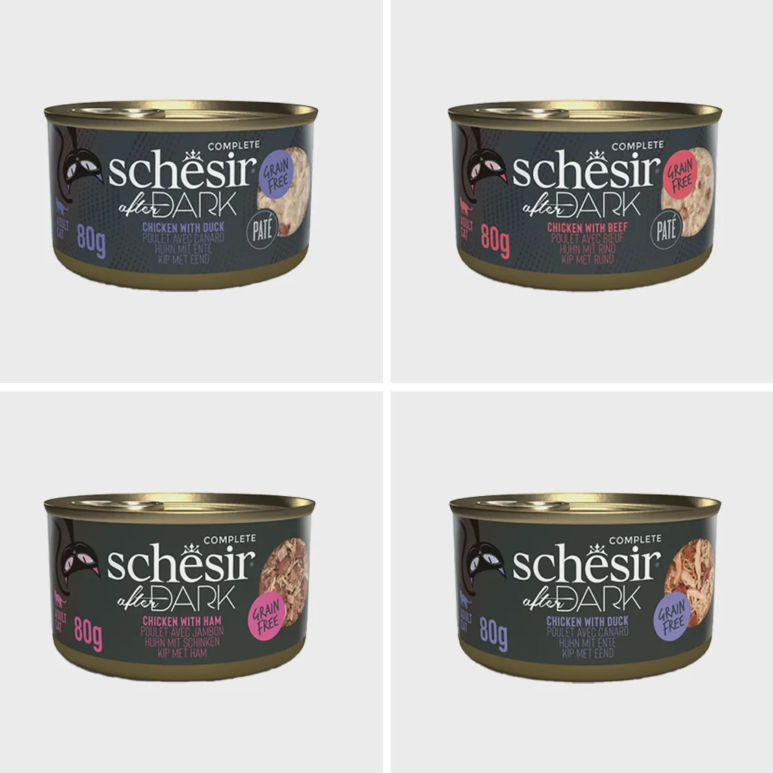 쉐지애 캣 애프터다크 파테/홀푸드브로스 주식캔 80g 9종 [모음]