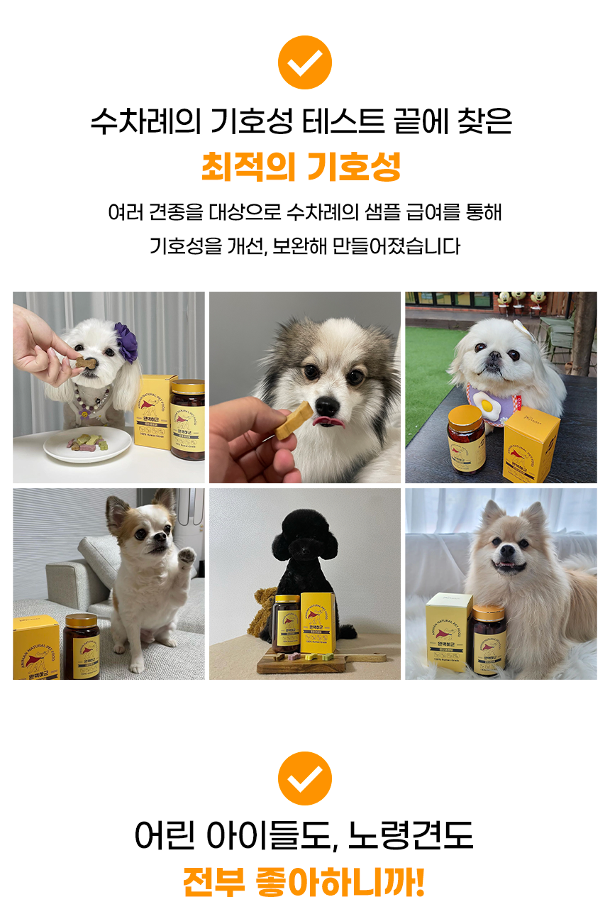 [무료배송] 애니먼 독 완벽하군 종합 영양제 250g 10번째