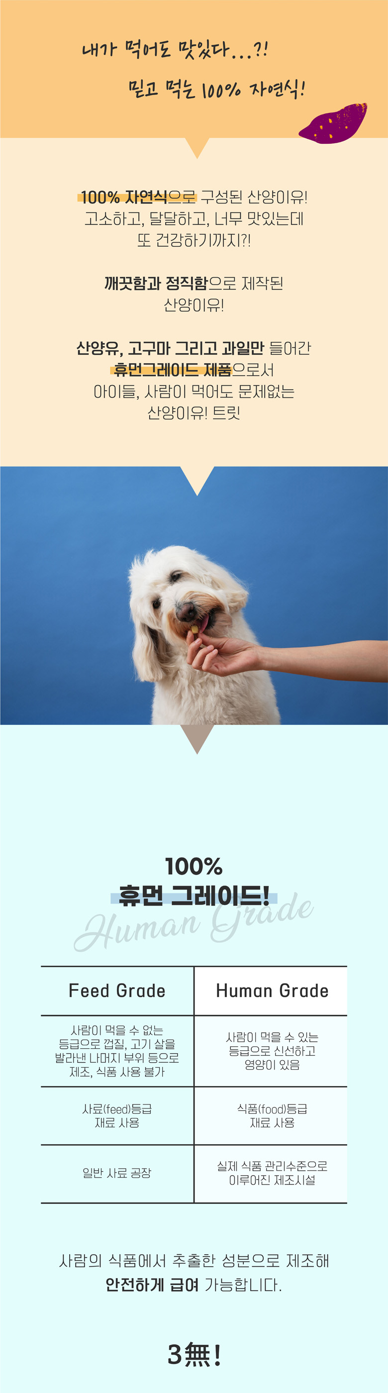 [NEW신상][무료배송] 멍멍이대학 동결건조 산양유 제주황금향 50g 11번째
