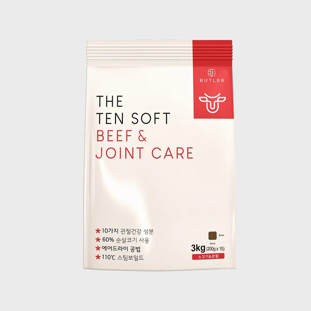 더텐 독 소프트 반건조 소고기&관절 3kg