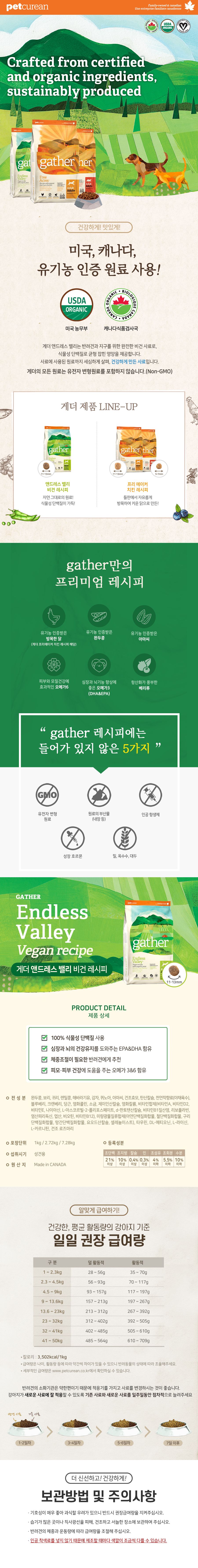 [유통기한임박, 26년2월1일] [사료샘플] 게더 독 엔드레스 벨리 비건 레시피 50g  1번째