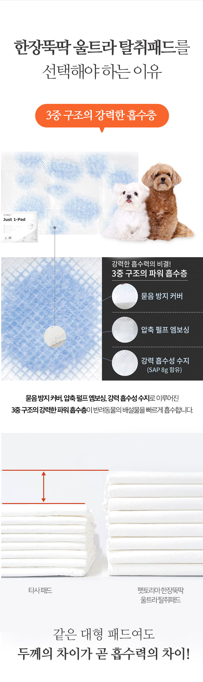 [무료배송] 펫토리아 한장뚝딱 강아지 배변패드 [모음] 44번째