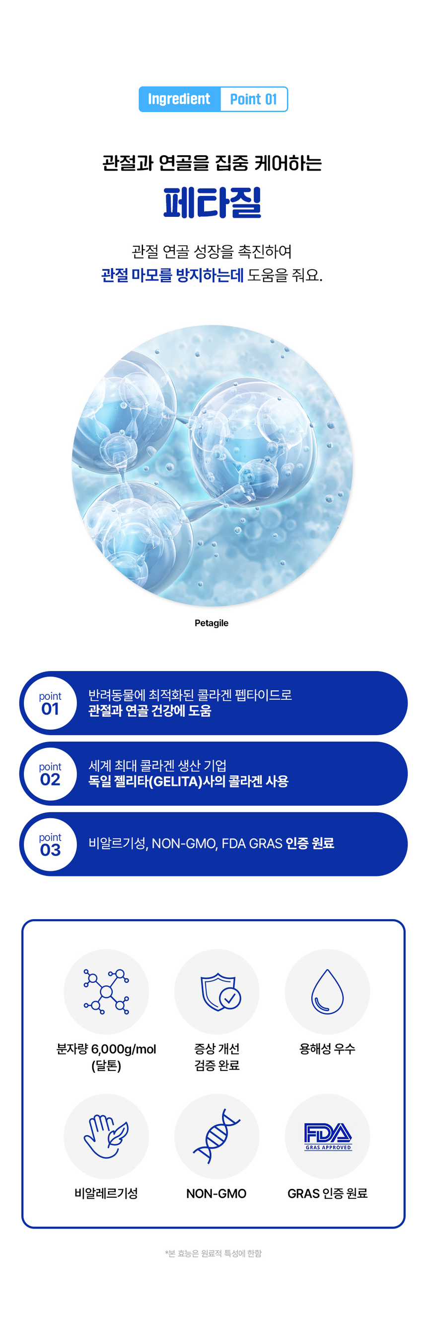 [무료배송] 라이프펫 강아지 관절영양제 조인트 90g 16번째