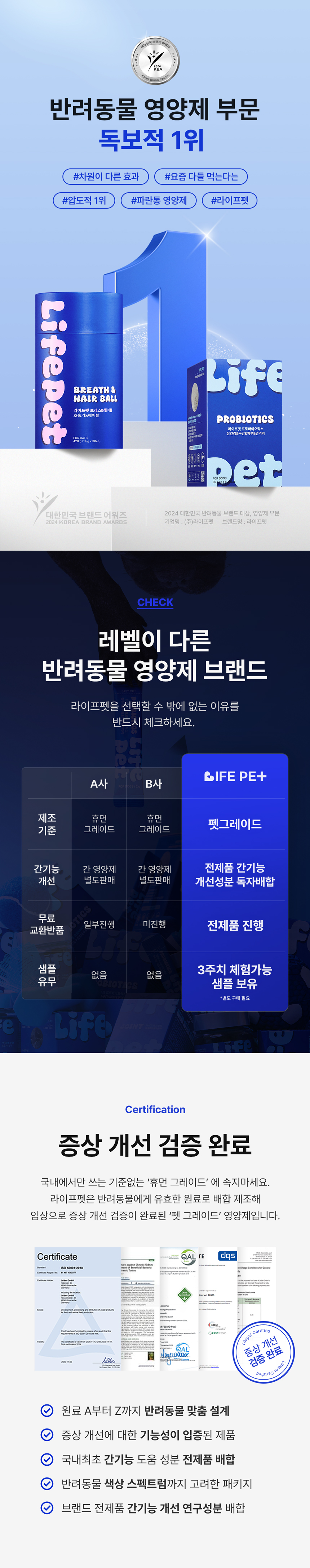 [무료배송] 라이프펫 강아지 관절영양제 조인트 90g 2번째