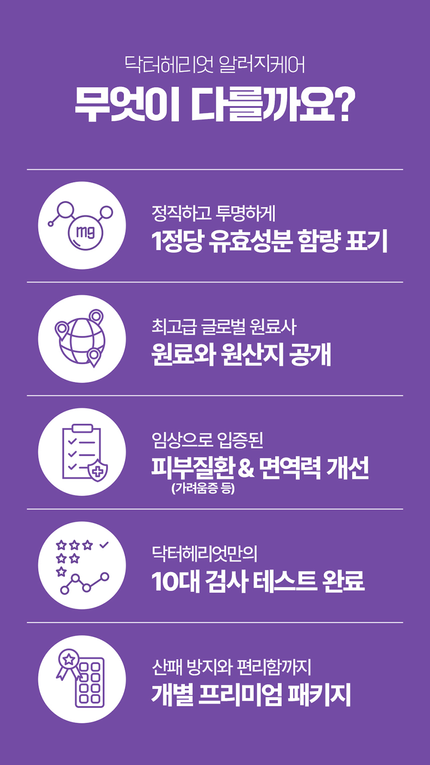 [무료배송] 닥터헤리엇 알러지케어 7번째