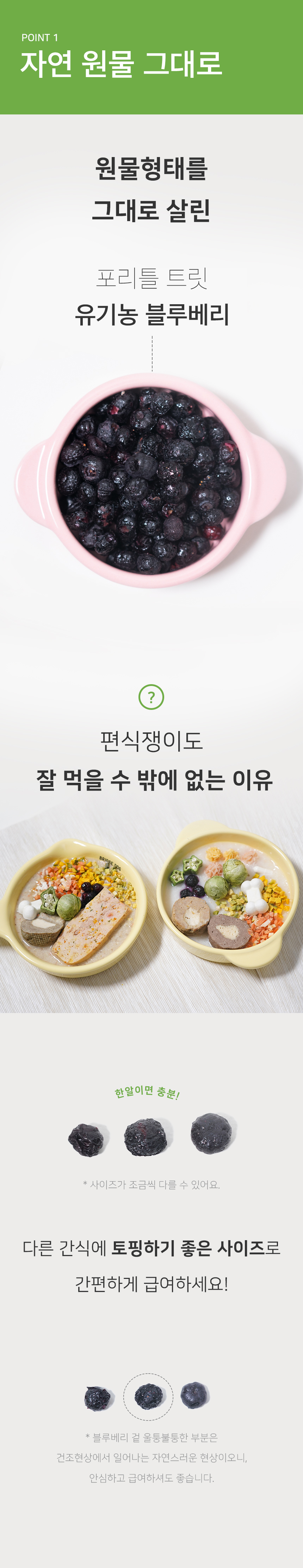 [NEW신상][무료배송] 포리틀 트릿 유기농 블루베리 동결건조 7번째