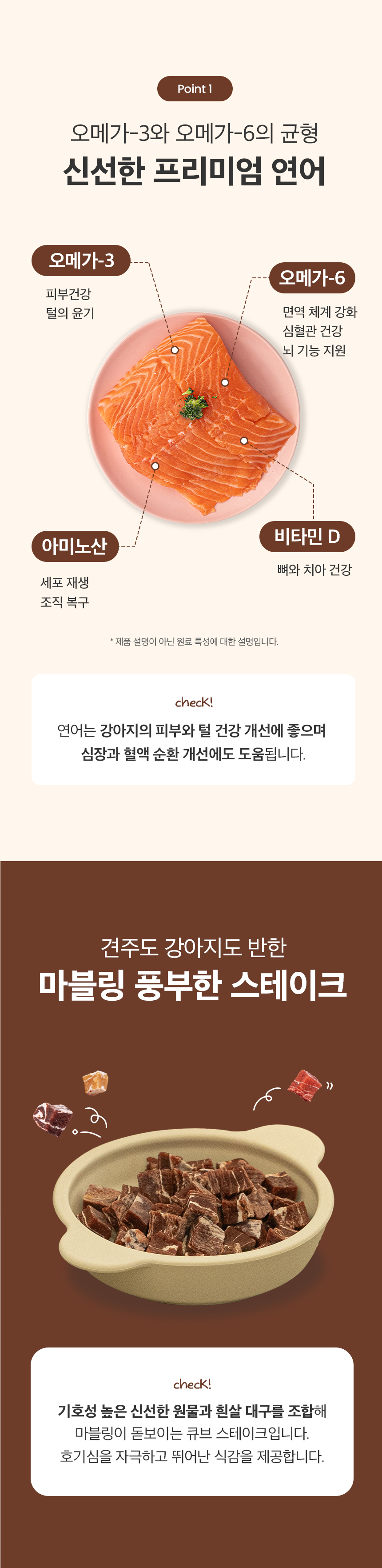 [NEW신상][무료배송] 예스몽 독 연어 큐브 스테이크 300g 5번째