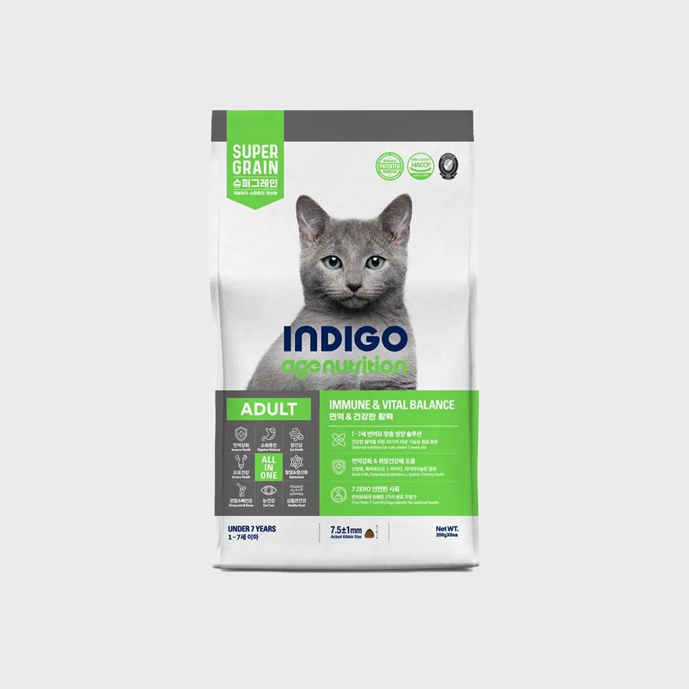 [NEW신상]인디고 에이지뉴트리션 어덜트 포 캣 6kg