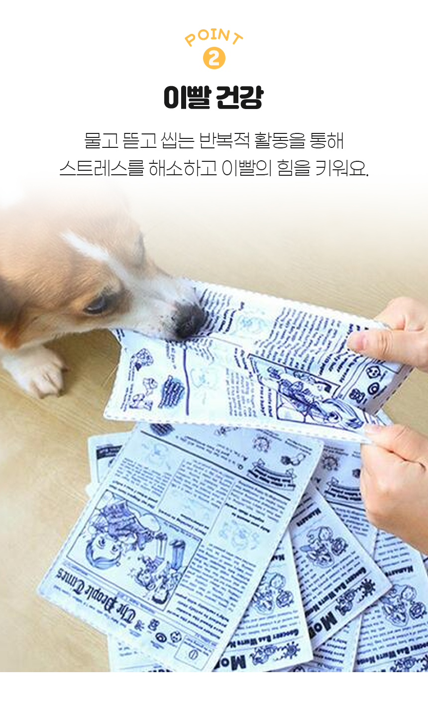 [NEW신상][무료배송] [5개] 개과천선 독 터그 페이퍼 장난감 6번째
