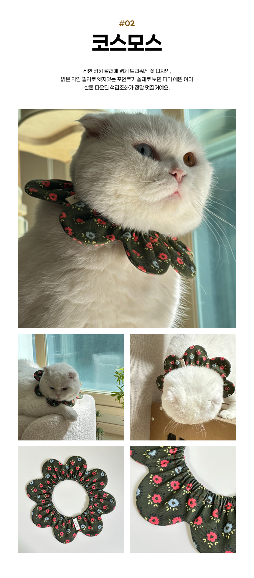 [NEW신상][무료배송] 사루루 감성 케이프 넥카라 가을시리즈 5번째