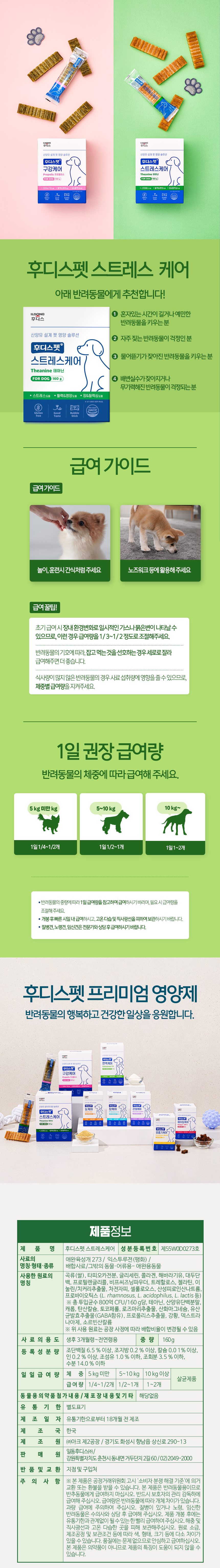 [유통기한임박, 25년4월18일] 후디스펫 산양유 스트레스 테아닌 버블껌 160g 4번째