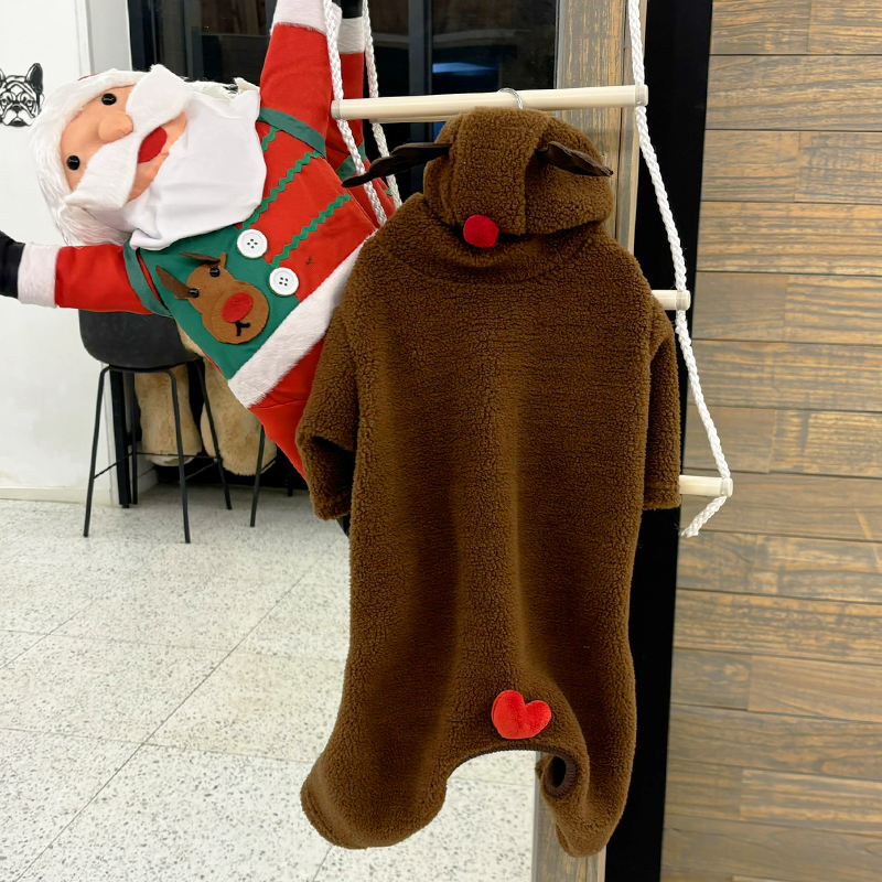 [무료배송] 해피댕댕 루돌프 모자&올인원 S-L & S-2XL 21번째