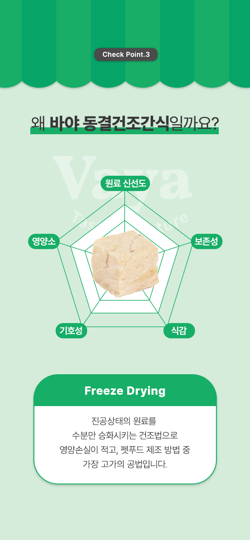 [무료배송] 바야 동결건조 미니 큐브 북어 트릿 100g 9번째