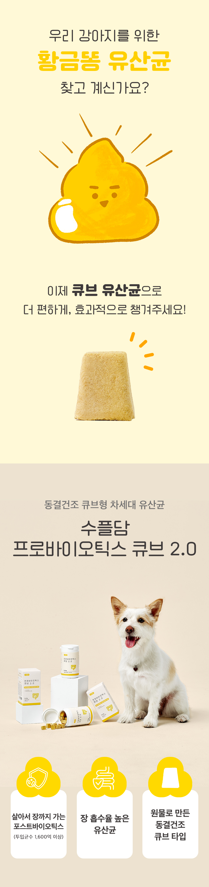 [NEW신상][무료배송] 수플담 프로바이오틱스 큐브 2.0 유산균 30g 2번째