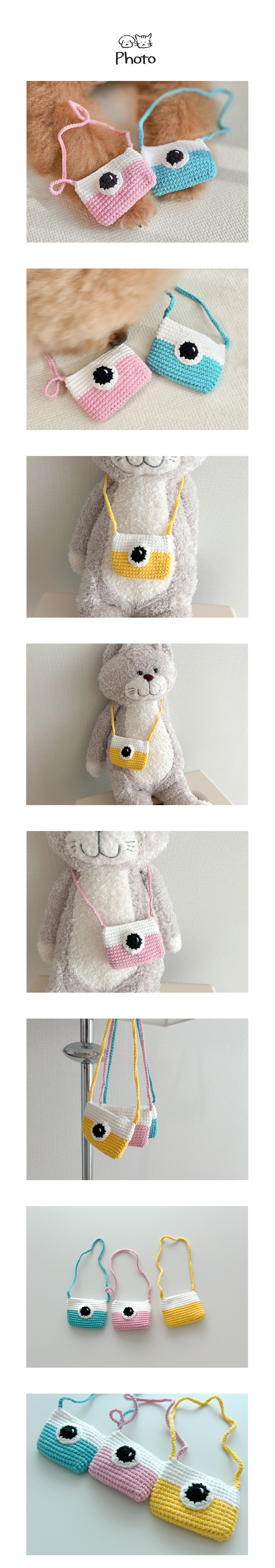 [무료배송] 개달당 카메라 목걸이 장난감 옐로우/핑크/블루 2번째