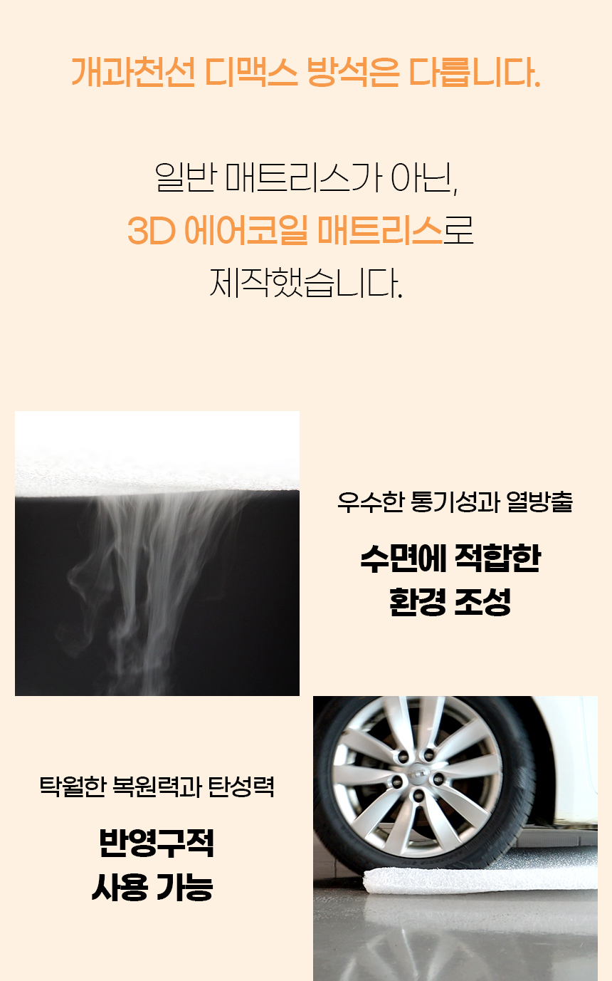 [NEW신상][무료배송] 개과천선 디멕스 방석 (오트 베이지/다크 블루) 6번째