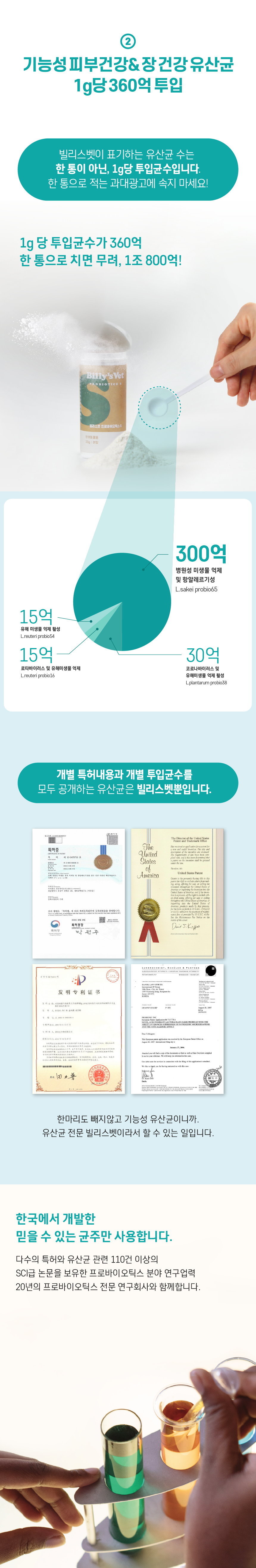 [무료배송] 빌리스벳 피부개선 프로바이오틱스 S 30g 4번째
