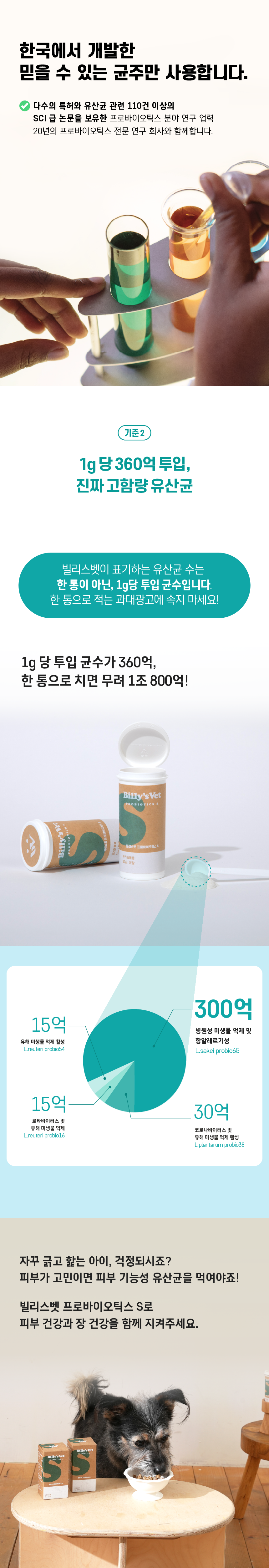 [무료배송] 빌리스벳 피부개선 프로바이오틱스 S 30g 5번째