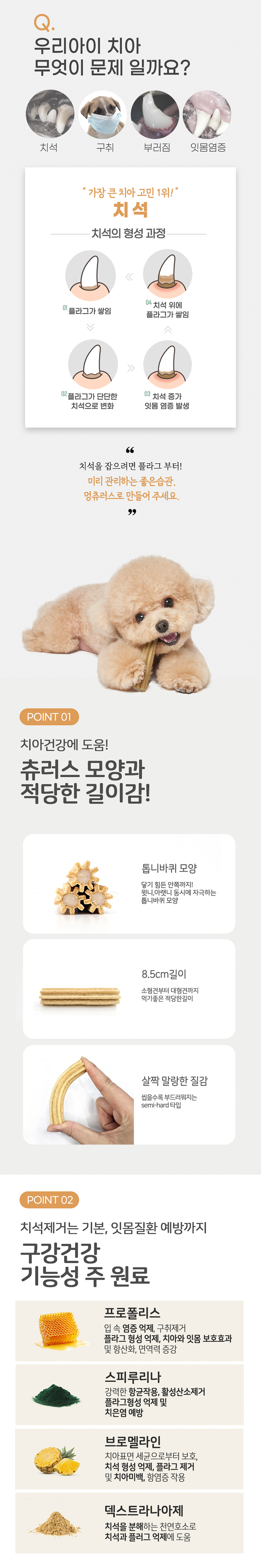 [무료배송] 누터스가든 독 멍츄러스 덴탈껌 150g 2번째