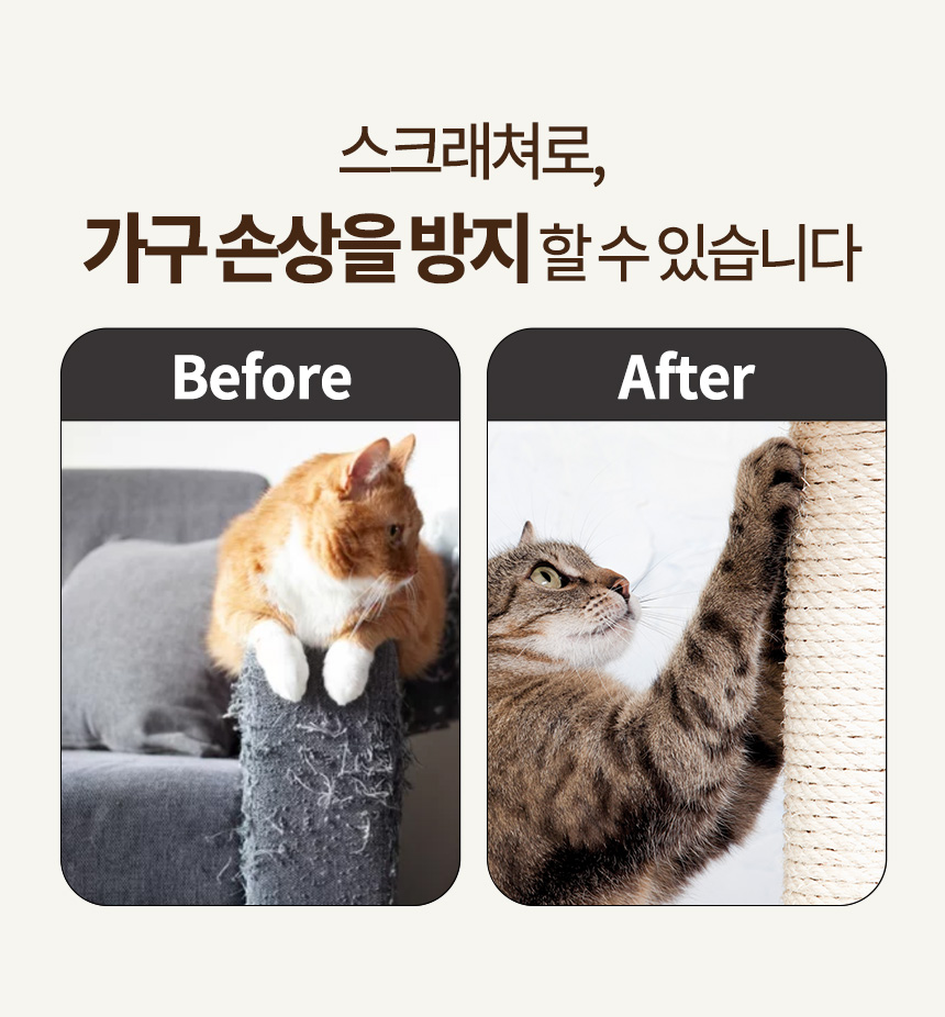 [무료배송] 펫토리아 GP 대형 카펫 고양이 수직 스크래쳐 4번째