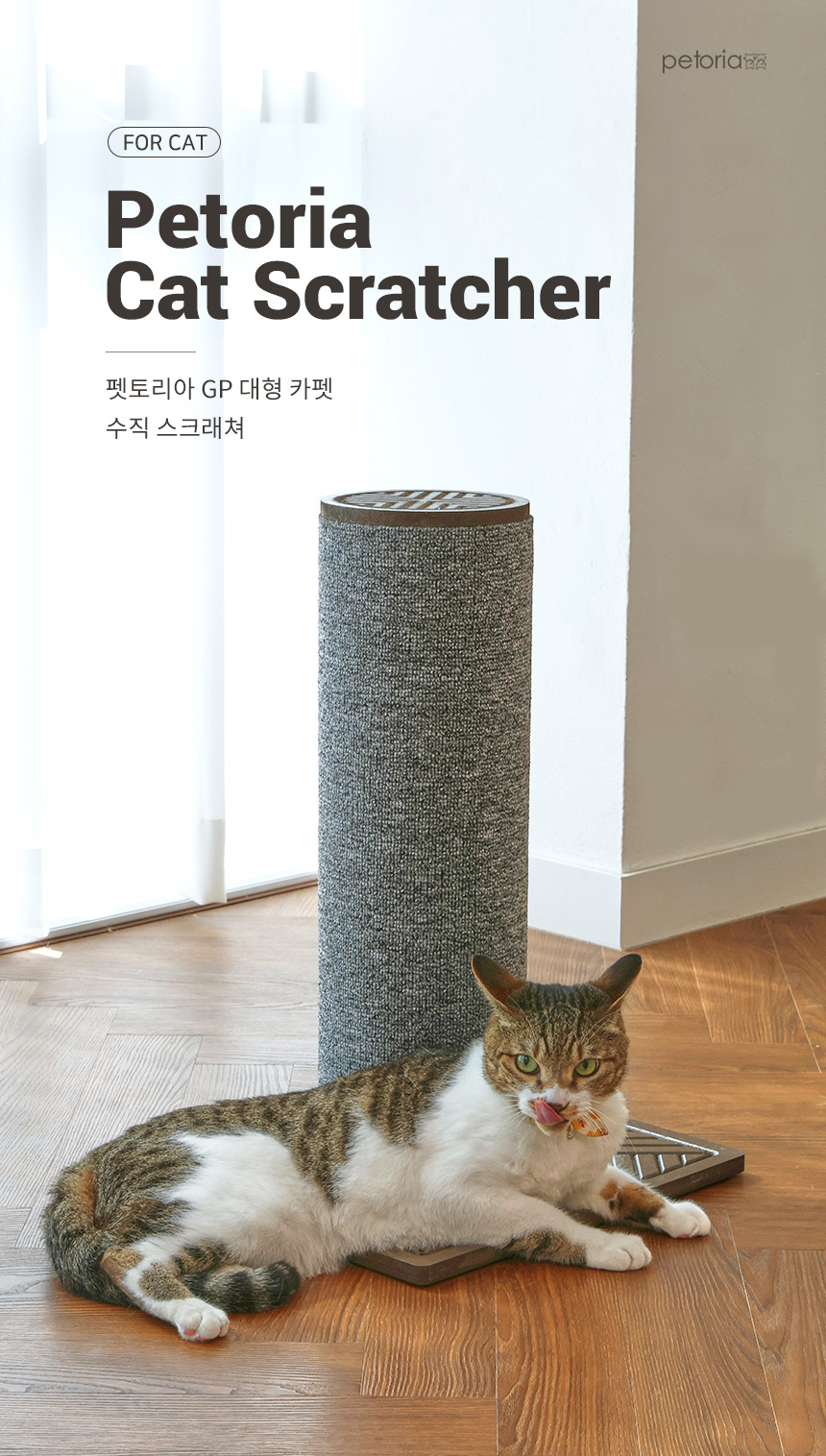 [무료배송] 펫토리아 GP 대형 카펫 고양이 수직 스크래쳐 2번째