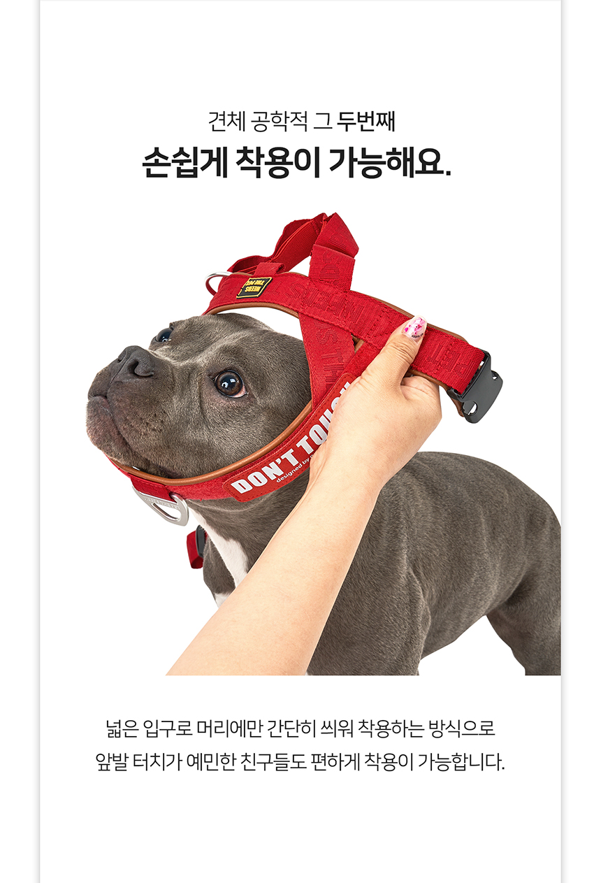 [무료배송] 니즈더펫 인터라켄 티라인 하네스 XXS-XL 11번째