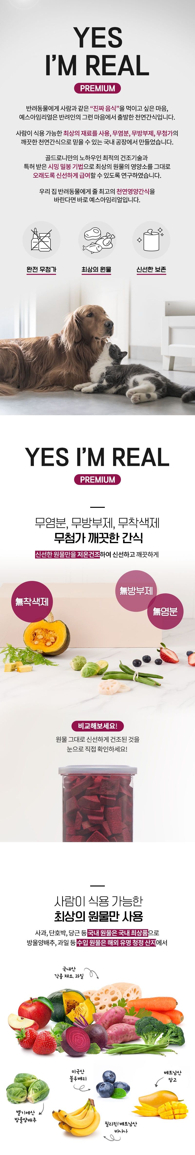 [유통기한임박, 26년4월9일]  골드로니 예스아임리얼 건강레드 비트 트릿 50g 2번째