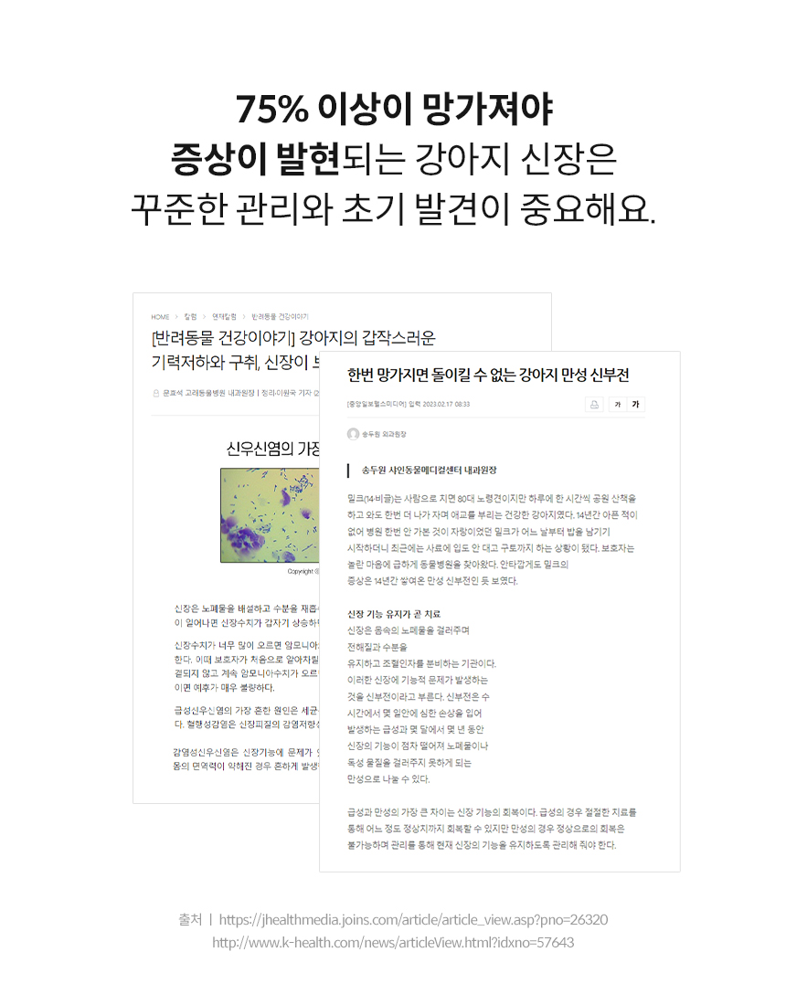 [무료배송] 본아페티 독 스테이핏 키드니캡스 60정 11번째