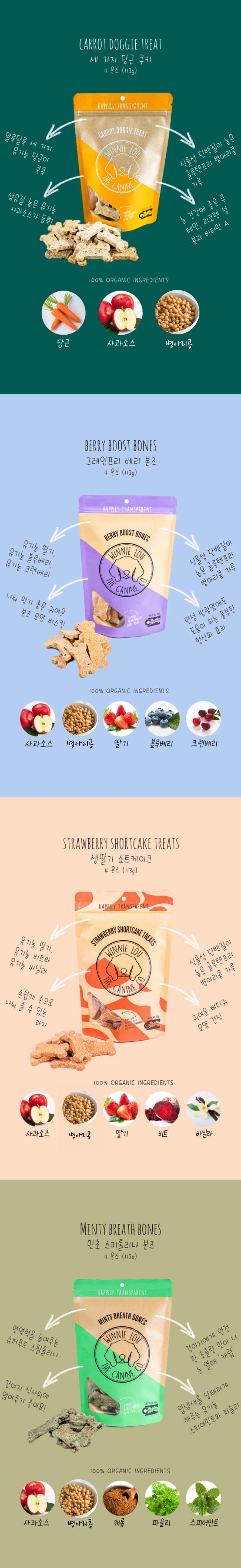 [무료배송] 위니루 독 민초 스피룰리나 본즈 113g 6번째