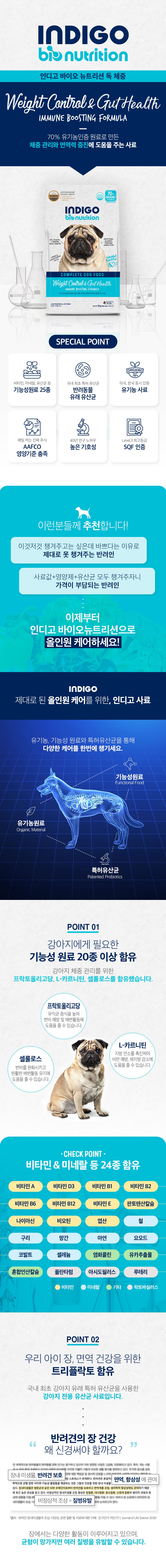 [NEW신상]인디고 독 면역&체중 6kg 1번째