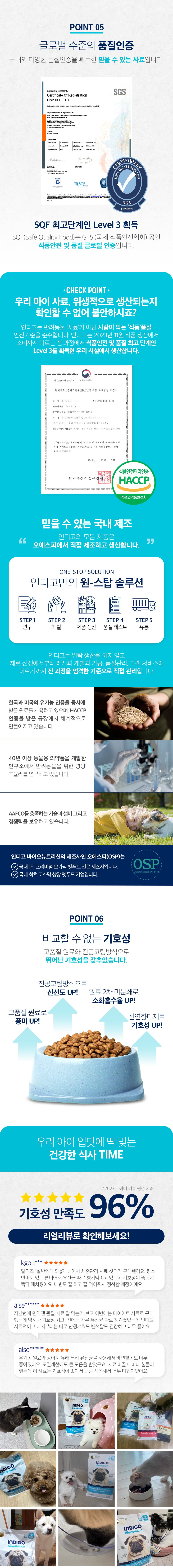 [NEW신상]인디고 독 면역&체중 6kg 4번째