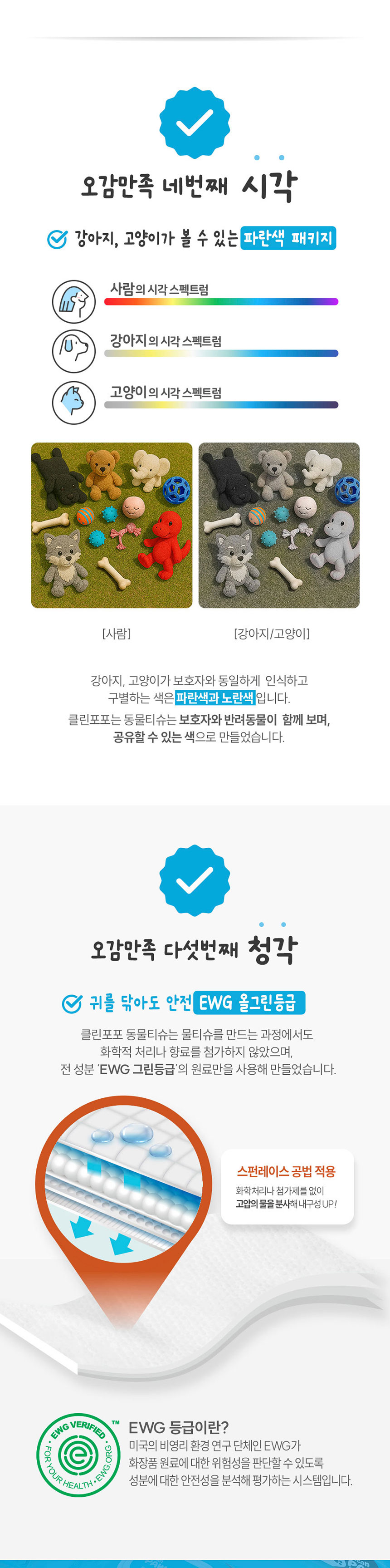 [NEW신상][무료배송] [10팩] 클린포포 반려동물 물티슈 60매 5번째