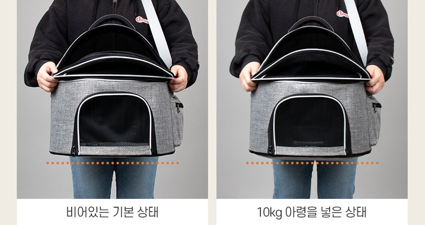 [무료배송] 리스펫 허리펴고 숨숨 돔형 이동장 마약방석 SET  27번째