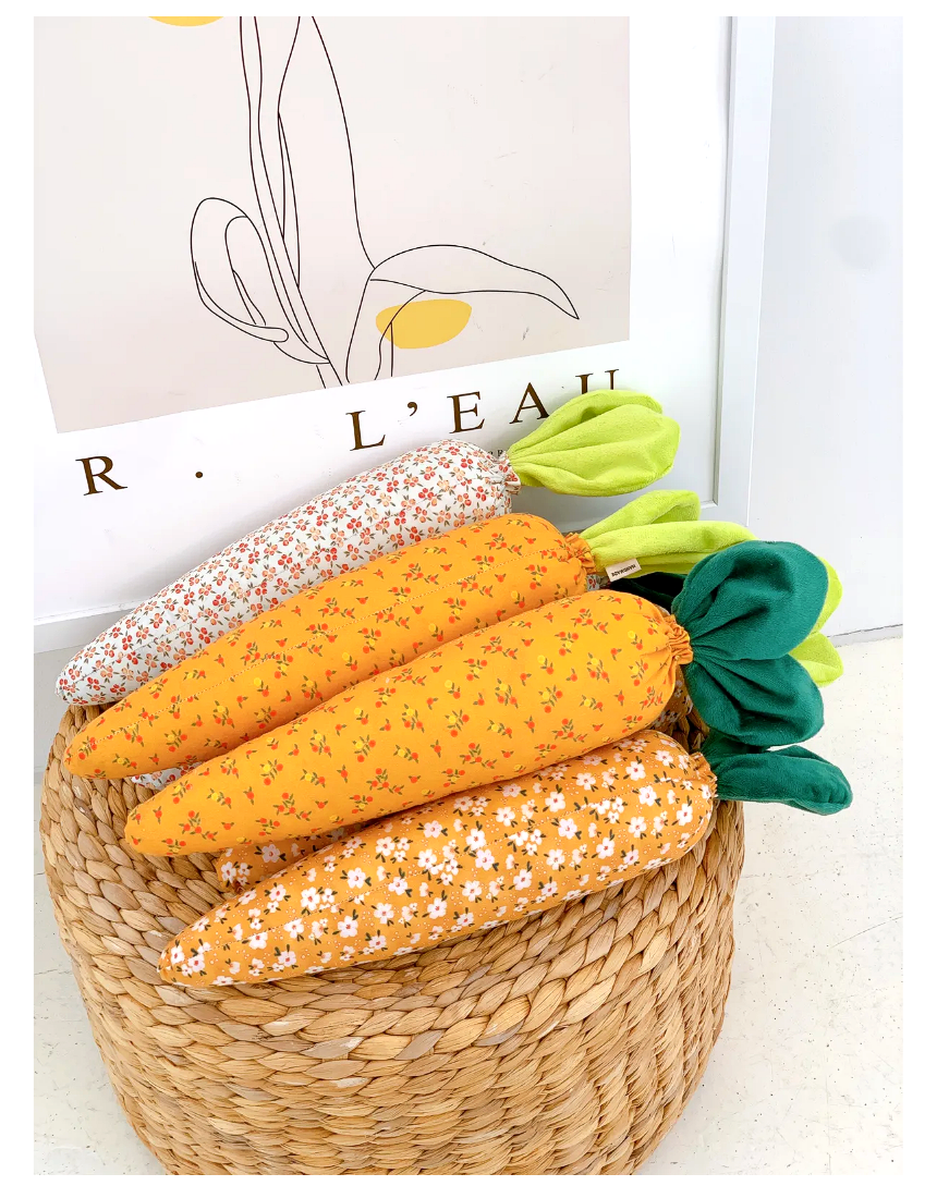 [무료배송] 콩다하우스 자이언트당근 캣닢쿠션 장난감 10번째