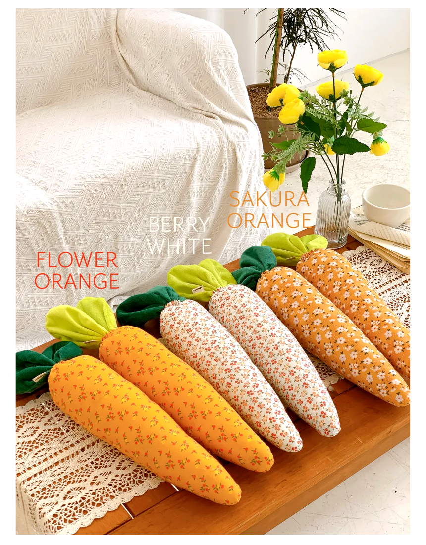 [무료배송] 콩다하우스 자이언트당근 캣닢쿠션 장난감 4번째