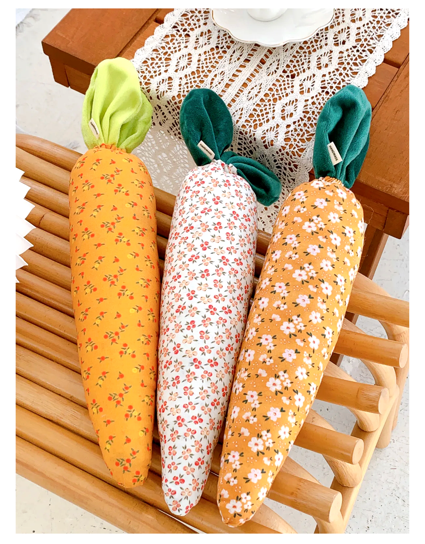 [무료배송] 콩다하우스 자이언트당근 캣닢쿠션 장난감 12번째