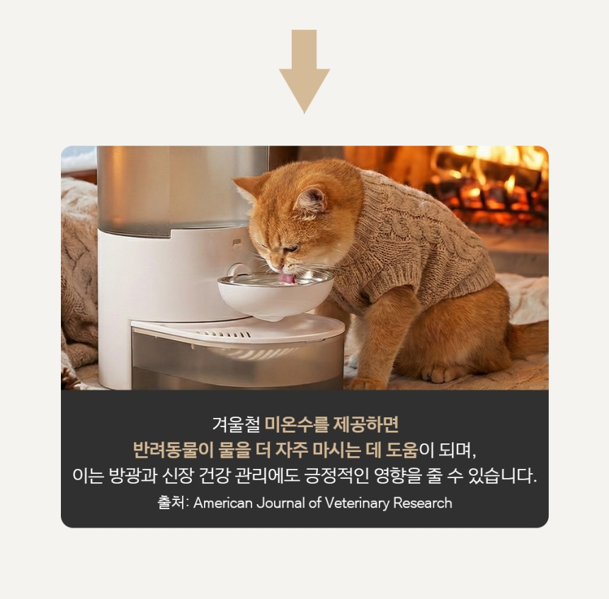 [체험단] [무료배송] 묘향가 필터제로 ai센서 무선무소음 자동급수기 스탠다드형 23번째